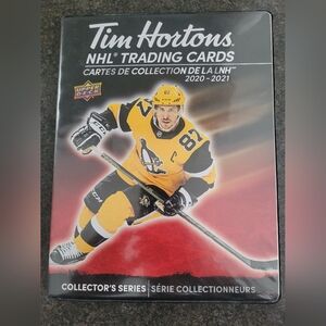 Tim Hortons NHL Trading Cards 2020-2021 Complete Set In Binder With Trios
